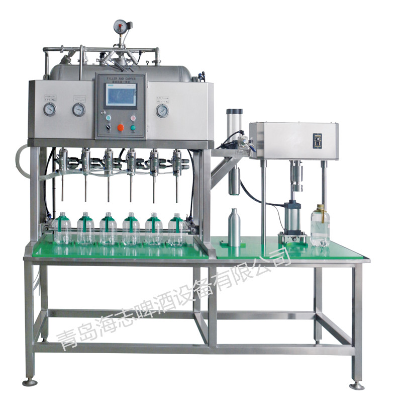 啤酒瓶(壺)灌裝旋蓋一體機(jī)